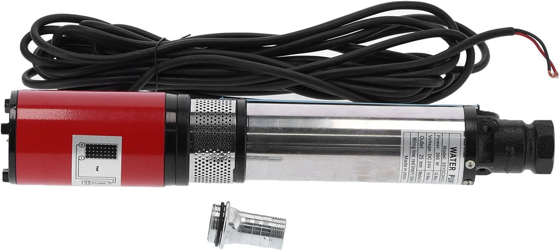 DC24V DC Deep-Well Pump Large High Lift Battery Solar for Brass image number 1