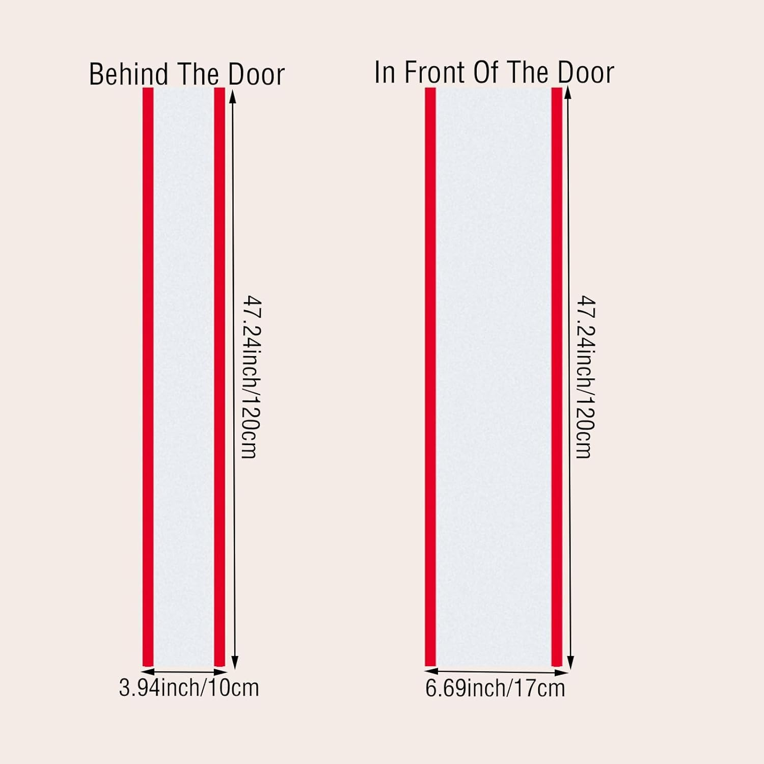 2-Pack Door Pinch Finger Protectors - Child Safety Door Stops, Infant Safety Door Hinge Protectors, Front and Back Door Anti-Pinch Finger Home Protection image number 5