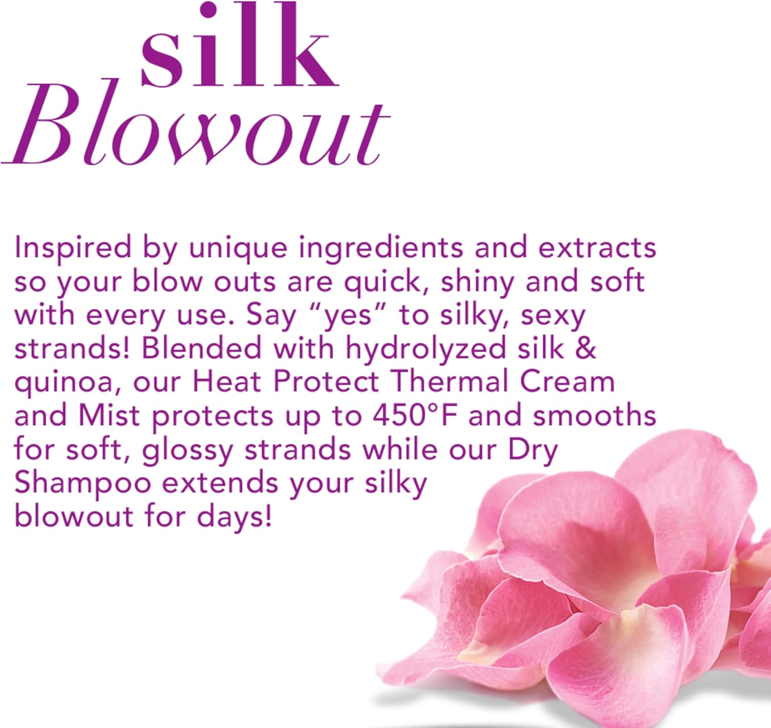 OGX Protecting + Silk Blowout Quick Drying Thermal Spray, 6 Fl Oz (Pack of 1)