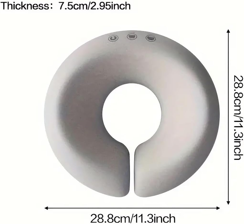 AIMALL Ergonomic Memory Foam Massage Pillow, Anti-Wrinkle Face Cradle Cushion with Enhanced Neck Support for Beauty Sleeps & Stress Relief, 11.3X11.3 Inches image number 6