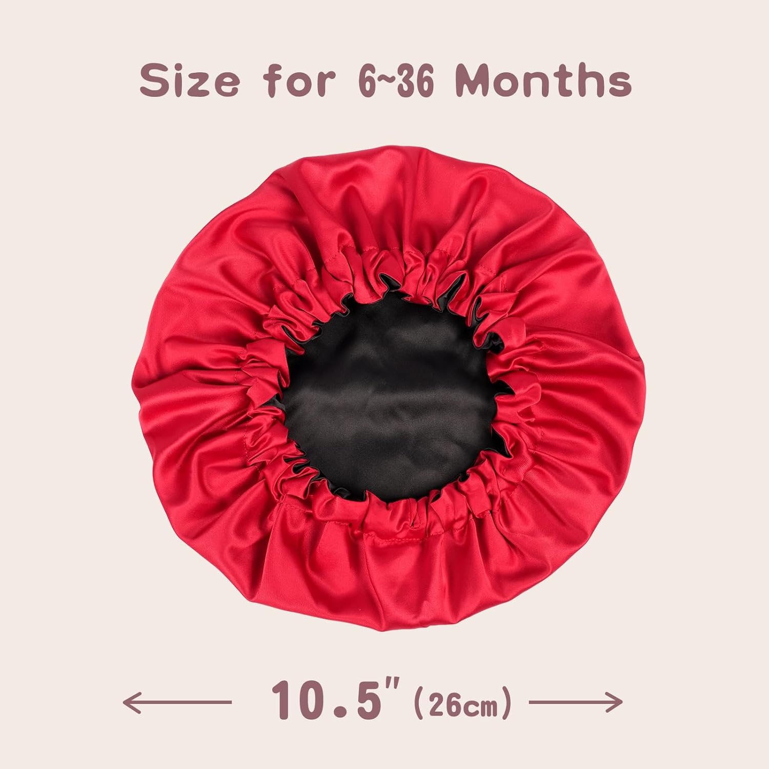 Fittia Small Bonnet for Men Sleeping: Reversible for Short Hair, Silky Satin Bonnet for No Frizzy Curls, Adjustable Non Slip image number 5