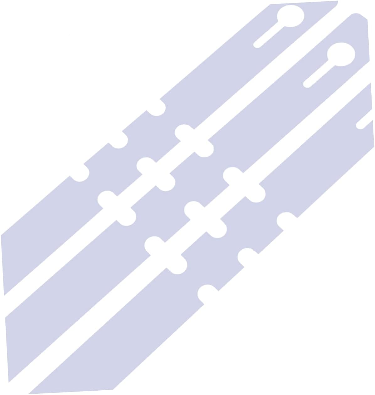 100Pcs Plant Tags Multi-Functional Garden Labels Durable Plastic Tree Stakes Weatherproof Outdoor Plant Markers Large Writing Surface for Easy Identification - White image number 6