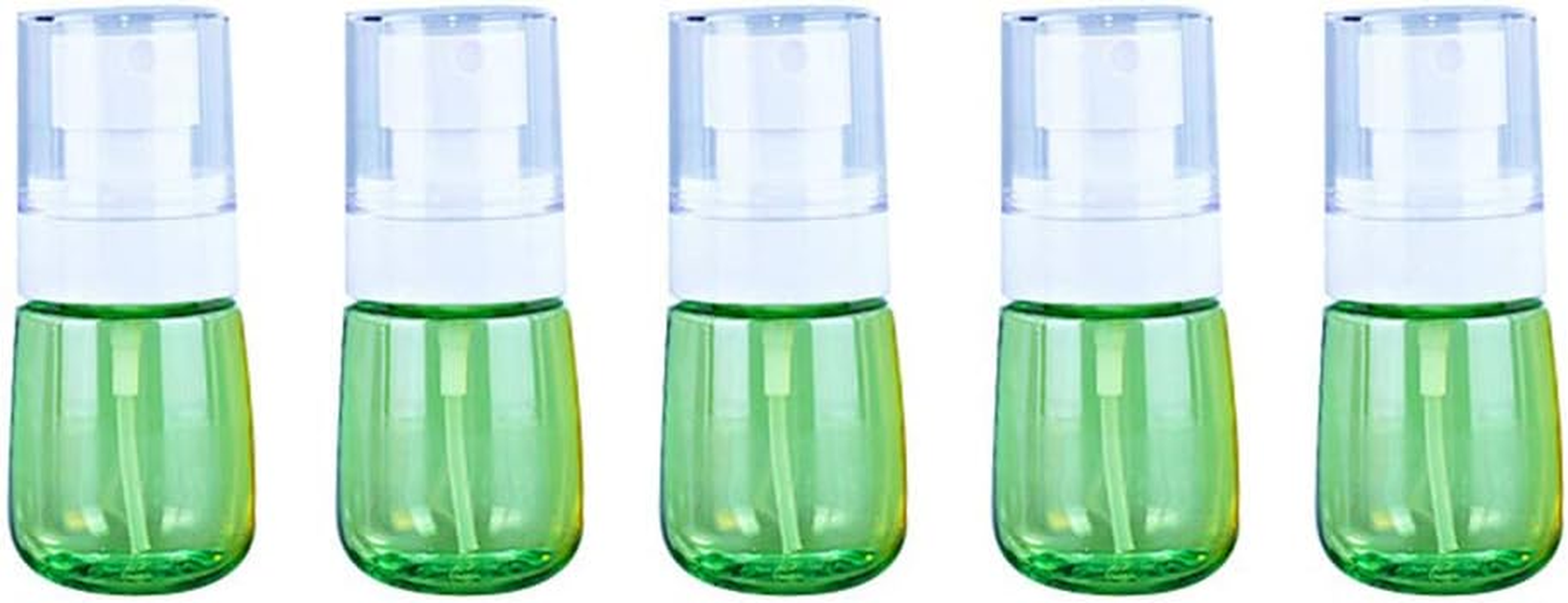Lihaer Empty Atomiser Bottles Portable Small Spray Bottles Set with 5 Pieces Fine Mist Clear Squirter Liquid Containers for Home, Garden, Cleaning, Travel, Perfume Pink 2# 30Ml