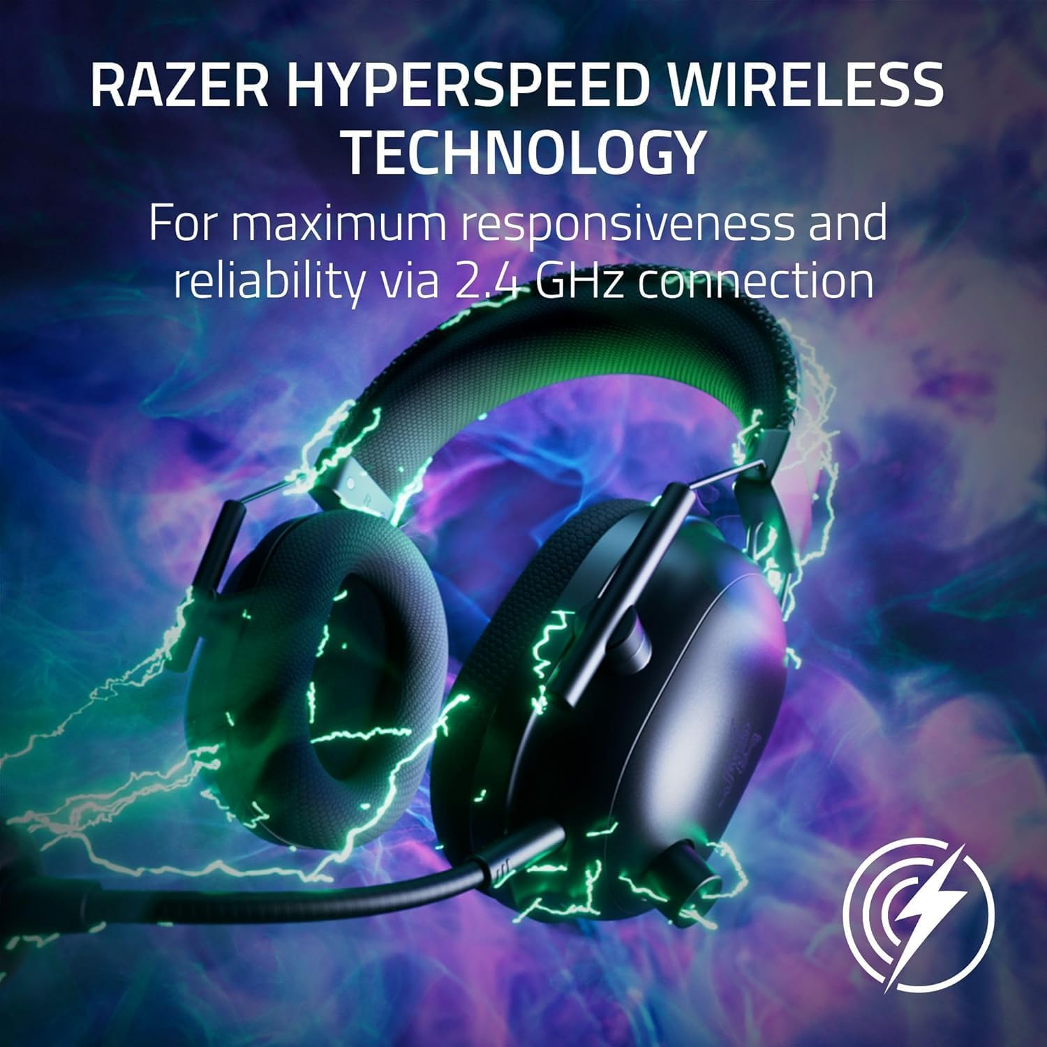 Razer Blackshark V2 Pro (Playstation) - Wireless Console E-Sports Headset for PS5 (Triforce 50Mm Driver, Hyperspeed Wireless, FPS Audio Profiles, Detachable Hyperclear Microphone) White image number 2