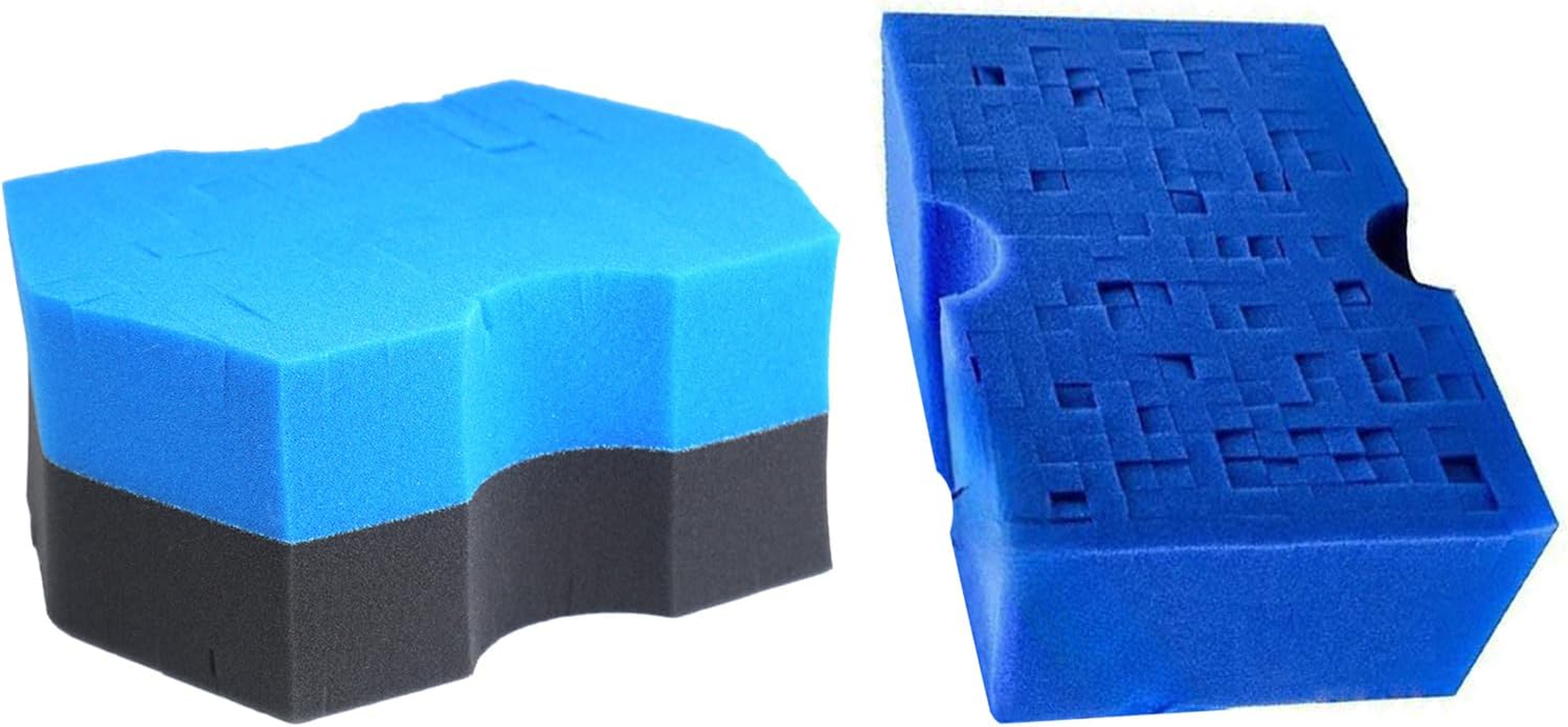 2Pcs 8-Shaped Advanced Mesh Car Wash Sponge Tool, Large Professional Detail Oil and Dirt Removal Car Wash Products, Anti-Damage Sponge for Cleaning and Detail Handling Soap and No-Rinse Wash image number 5