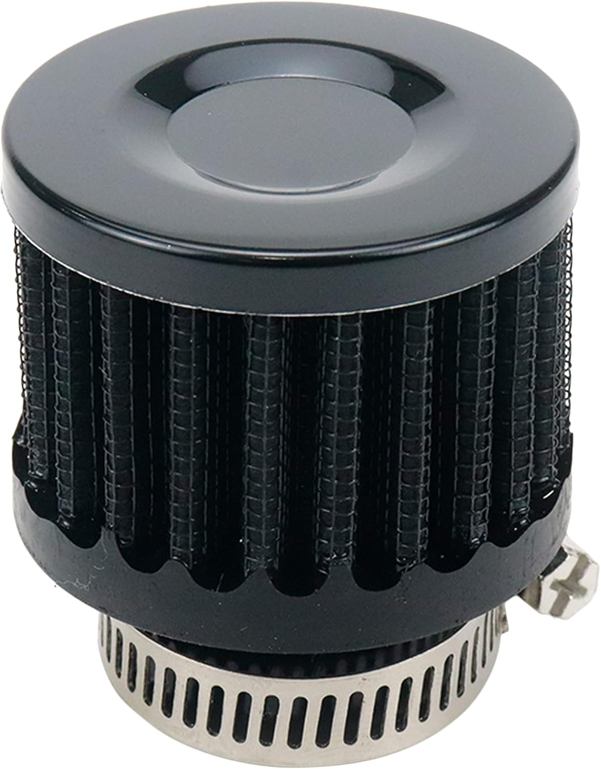 Modengzhe 24Mm Inlet Air Filter Replacement 21-38Mm Hose Clamp Cylindrical Air Mesh for Car Motorcycle ATV Cold Air Intake Modification (Red) image number 1