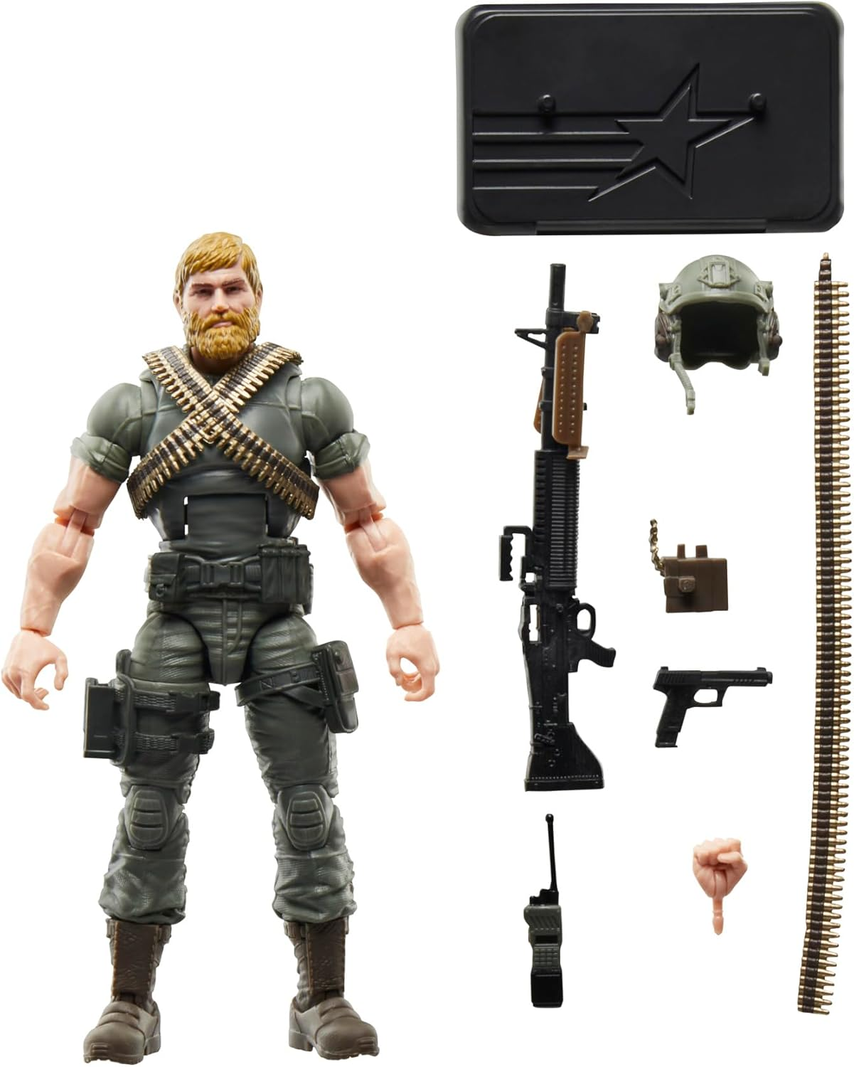 G.I. Joe Classified Series Retro Cardback Craig &ldquo;Rock &rsquo;N Roll&rdquo; Mcconnel, Collectible 6 Inch Action Figure with 9 Accessories image number 3