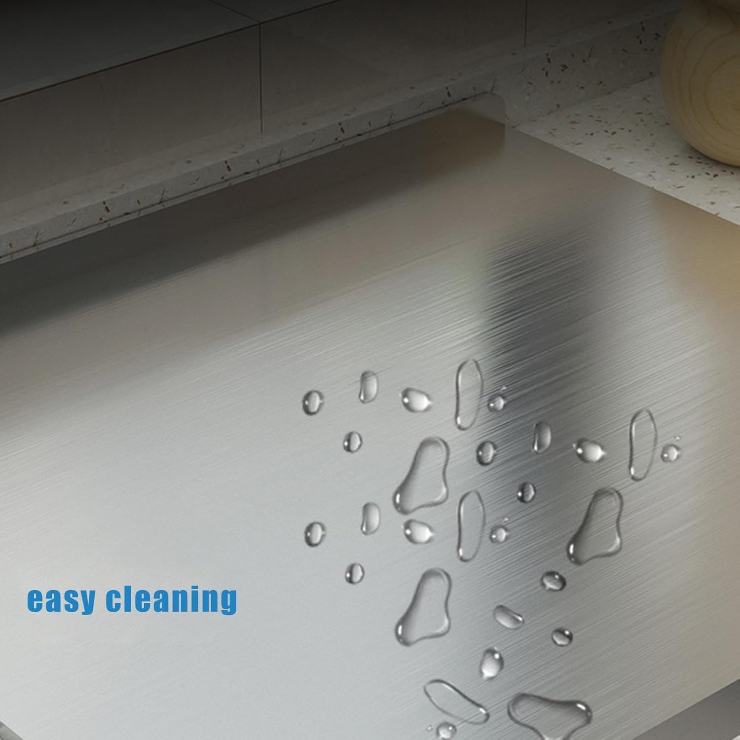 Cutting Boards,304 Stainless Steel Cutting Chopping Board Large,80 Cm X 50 Cm Heavy Duty Double Sided Cutting Board for Meat Cheese Vegetable Fruit Baking Pastry image number 3