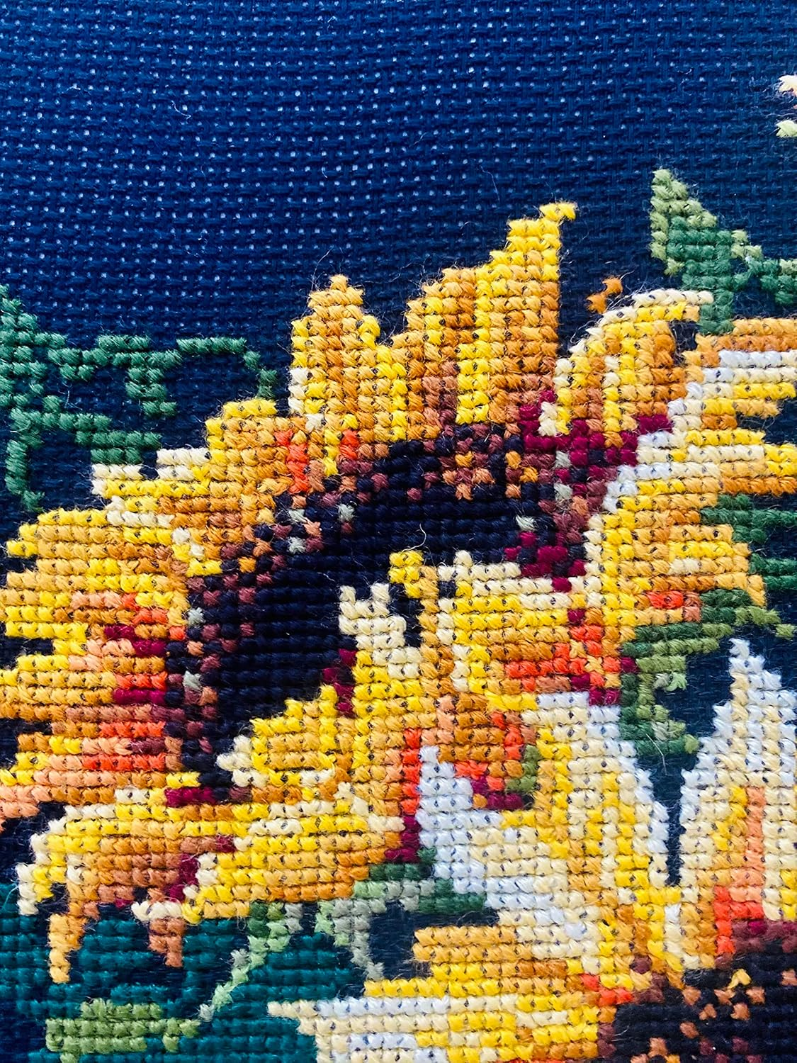 Sunflowers Counted Cross Stitch Kit-9.75X19.75 10 Count image number 4