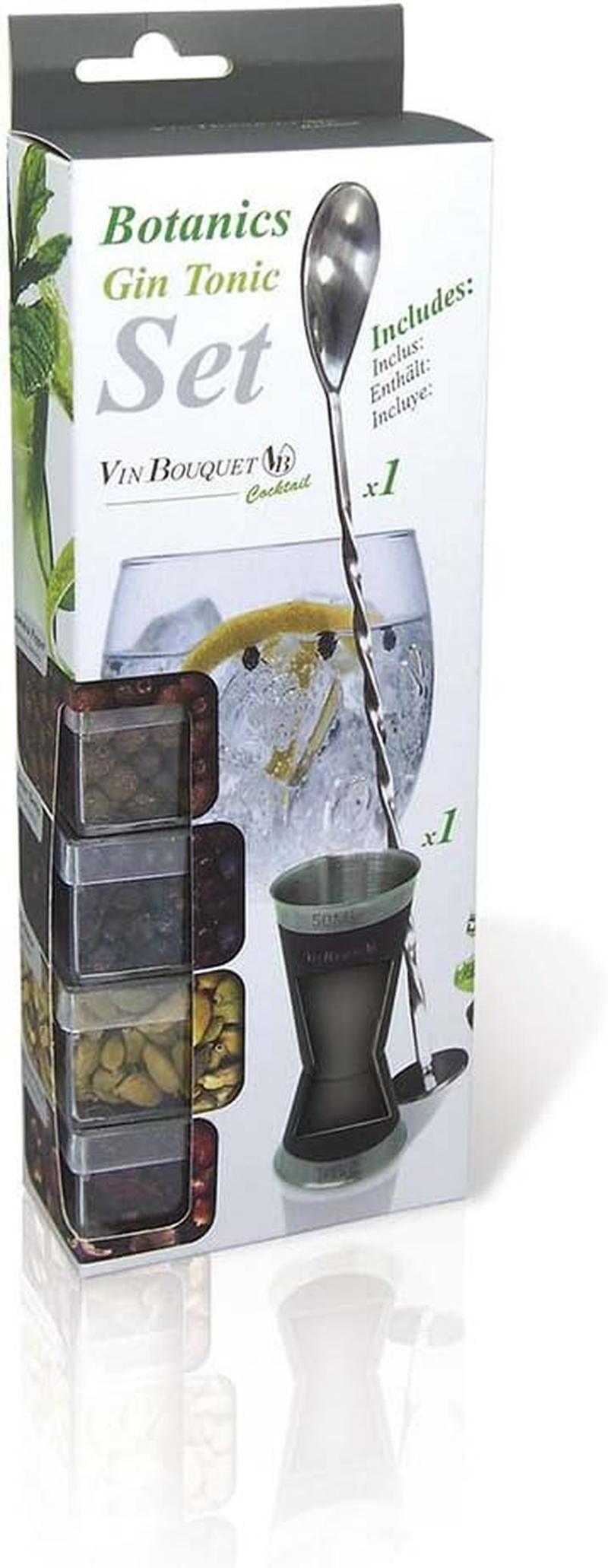 Vin Bouquet FIK 037 Gin-Tonic Set with Spoon and Measuring Cup image number 3