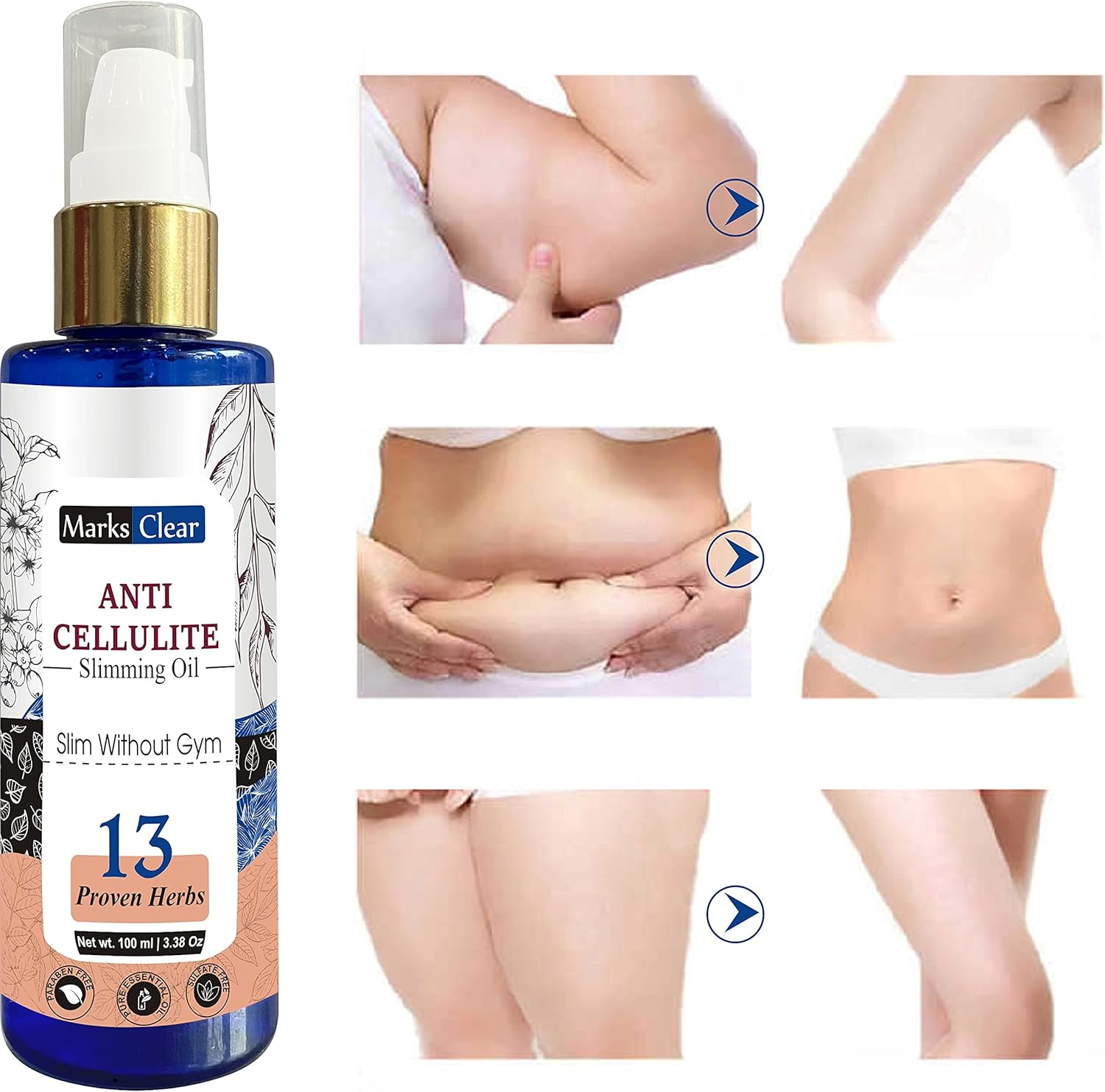 Zenvista Meditech anti Cellulite Slimming Oil (100Ml) image number 6