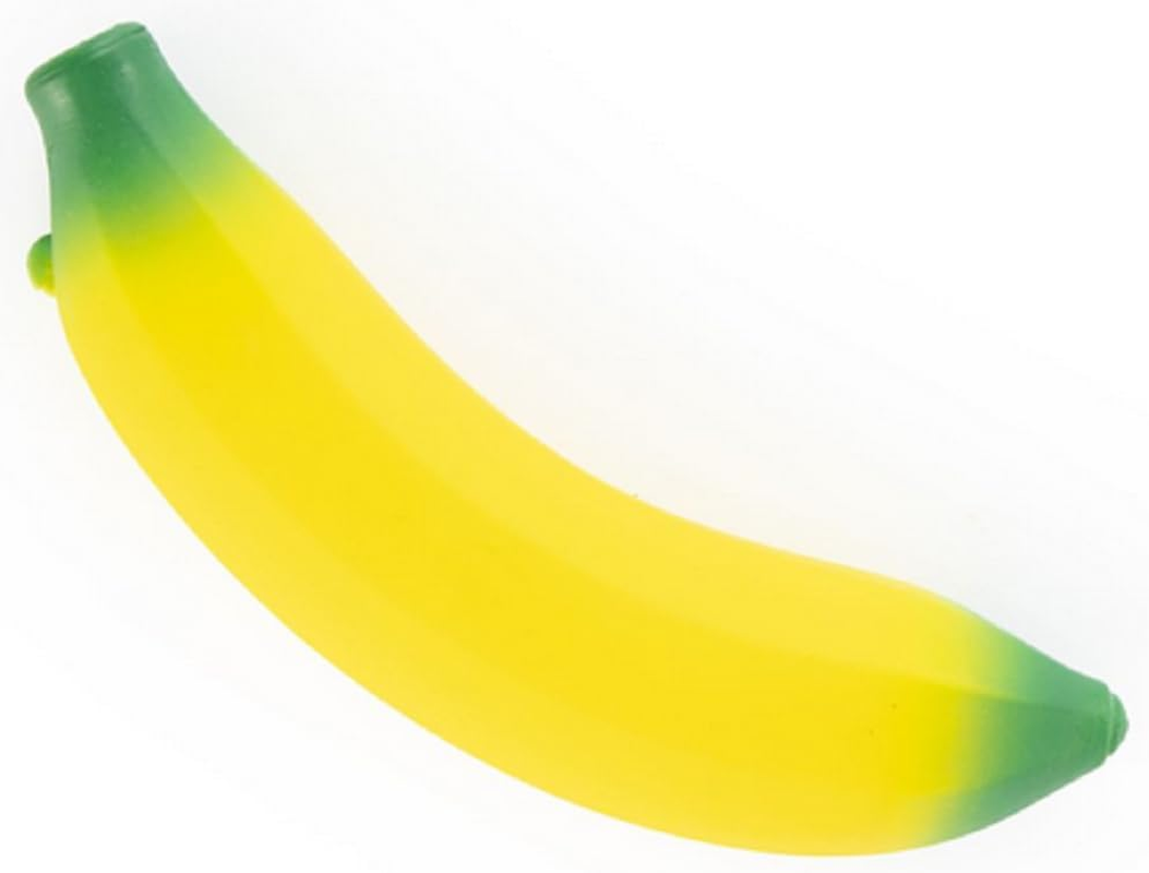 Keycraft Squishy Banana Toy, Soft and Squeezable Stress Relief, Realistic Banana Design, Fun Fidget Toy for Kids and Adults, Portable Sensory Toy for Relaxation and Play