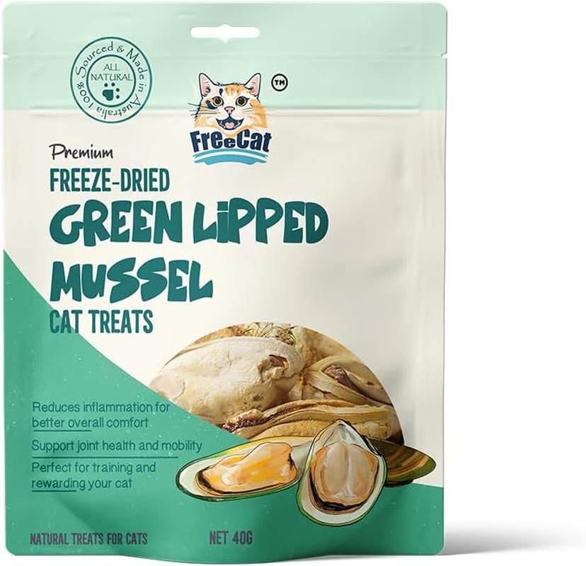 Freecat Freeze Dried Green Lipped Mussel Cat Treats 40G