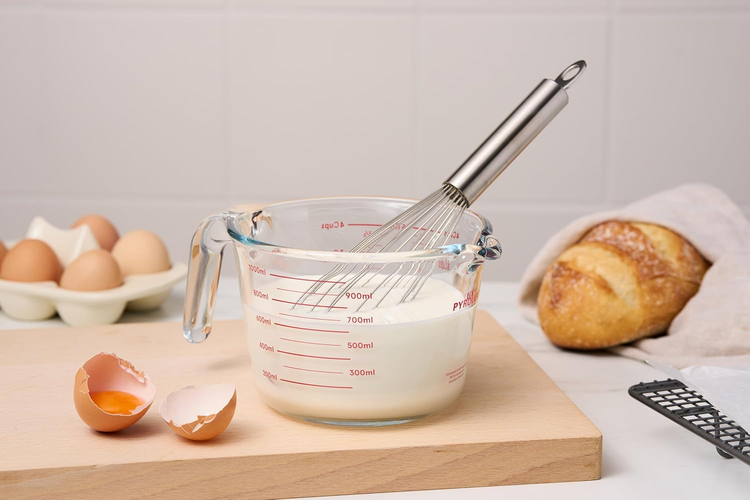 Pyrolux Borosilicate Glass Measuring Jug 1000Ml/4 Cup image number 5