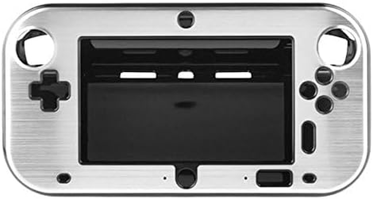 OSTENT Anti-Shock Hard Aluminum Metal Box Cover Case Shell for Nintendo Wii U Gamepad (Silver) - Gold image number 2