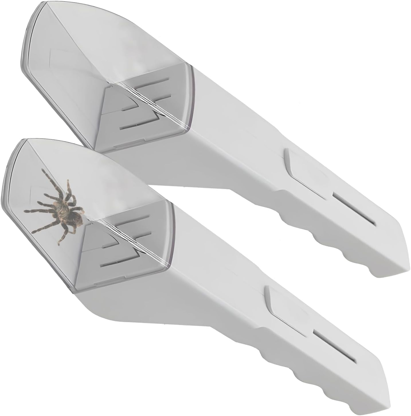 Insect Catcher, 2 Pcs Bug Catcher Handheld, Insect Catching Tool, Portable Humanized Insect Observer with Clear Window, Contactless Bug Catching Container for Nature Exploration (White) image number 6