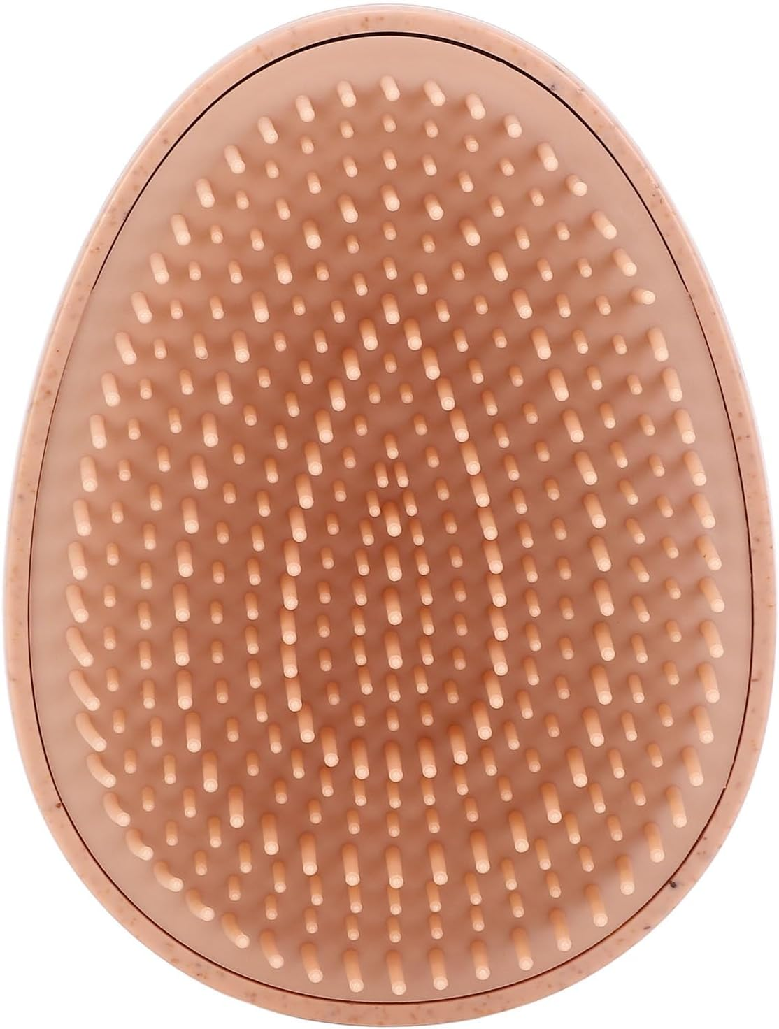 4Pcs Wheat Straw Hair Brush Egg Shape Detangling Brush Portable Styling Comb Hair Brush for All Hair Types image number 6