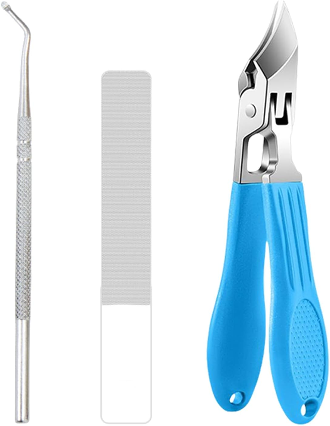 Curved Toenail Clippers | Toenail Trimmer Stainless Steel,Portable Anti-Splash Non-Slip Wide Nail Clippers for Salon Home Women Travel Seniors Grooming Kids