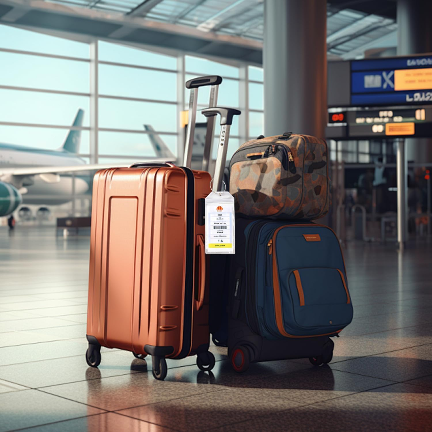 COZY CORE 7 Pack Cruise Luggage Tags for Cruise Ship Essentials for Carnival, NCL, Princess, MSC Cruise Ships - Silver image number 5