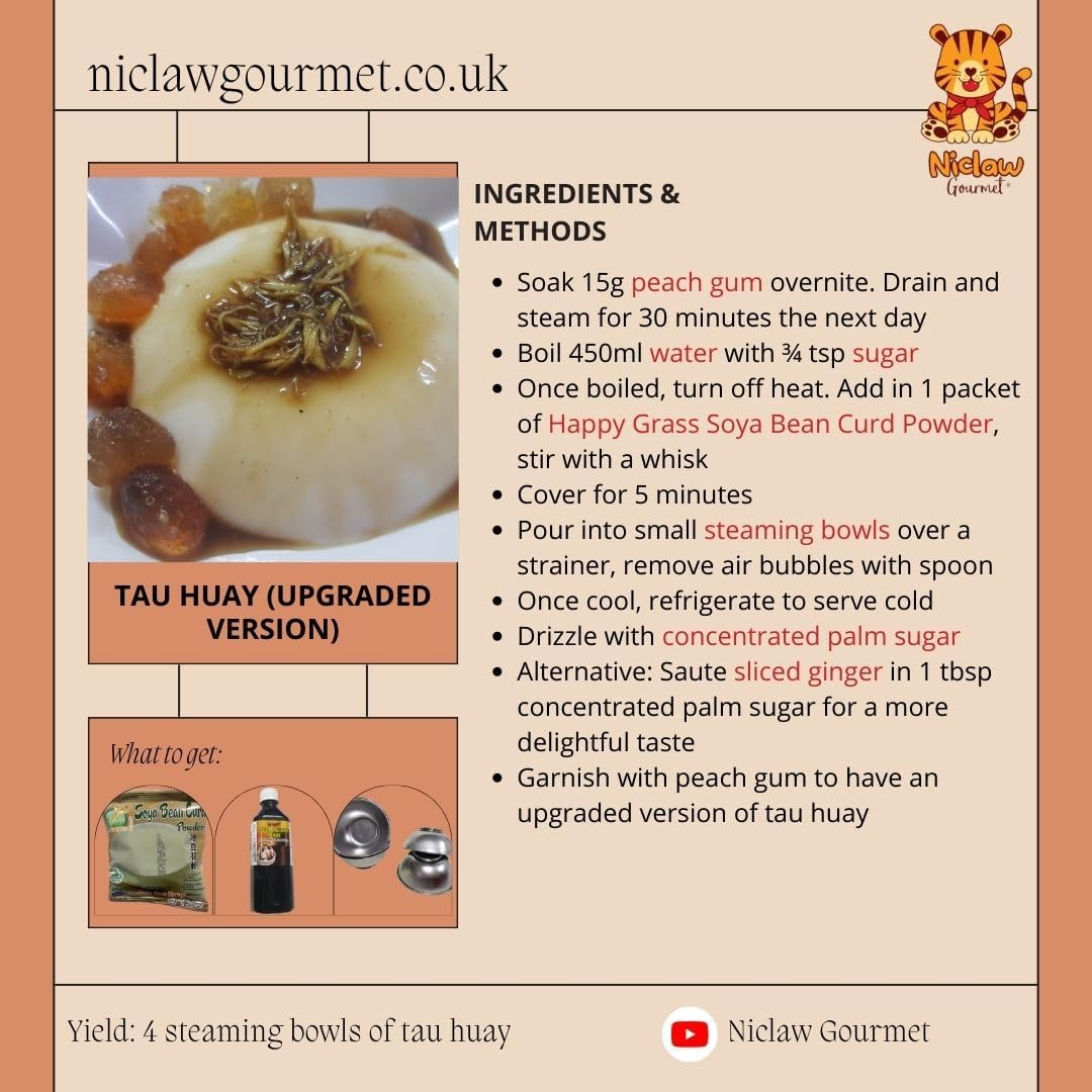 Happy Grass Soya Bean Curd Powder 80 G image number 1