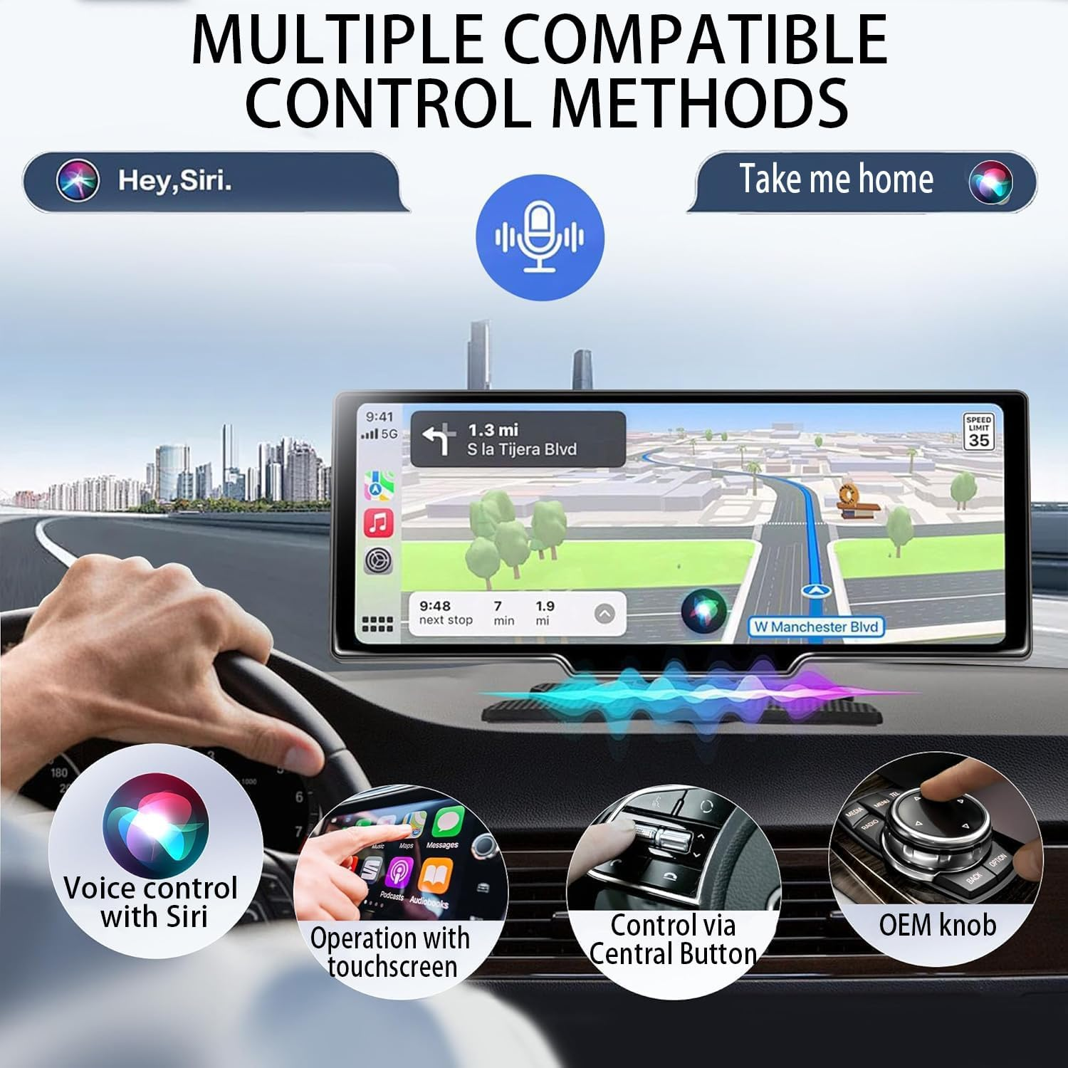 Bilmoon Wireless Adapter Converts Wired to Wireless for Carplay and Android 2 in 1 Small Size, Fast and Stable Connection, Plug & Play, USB to Usb-C/Type-C, Stable and Lag-Free Control image number 6