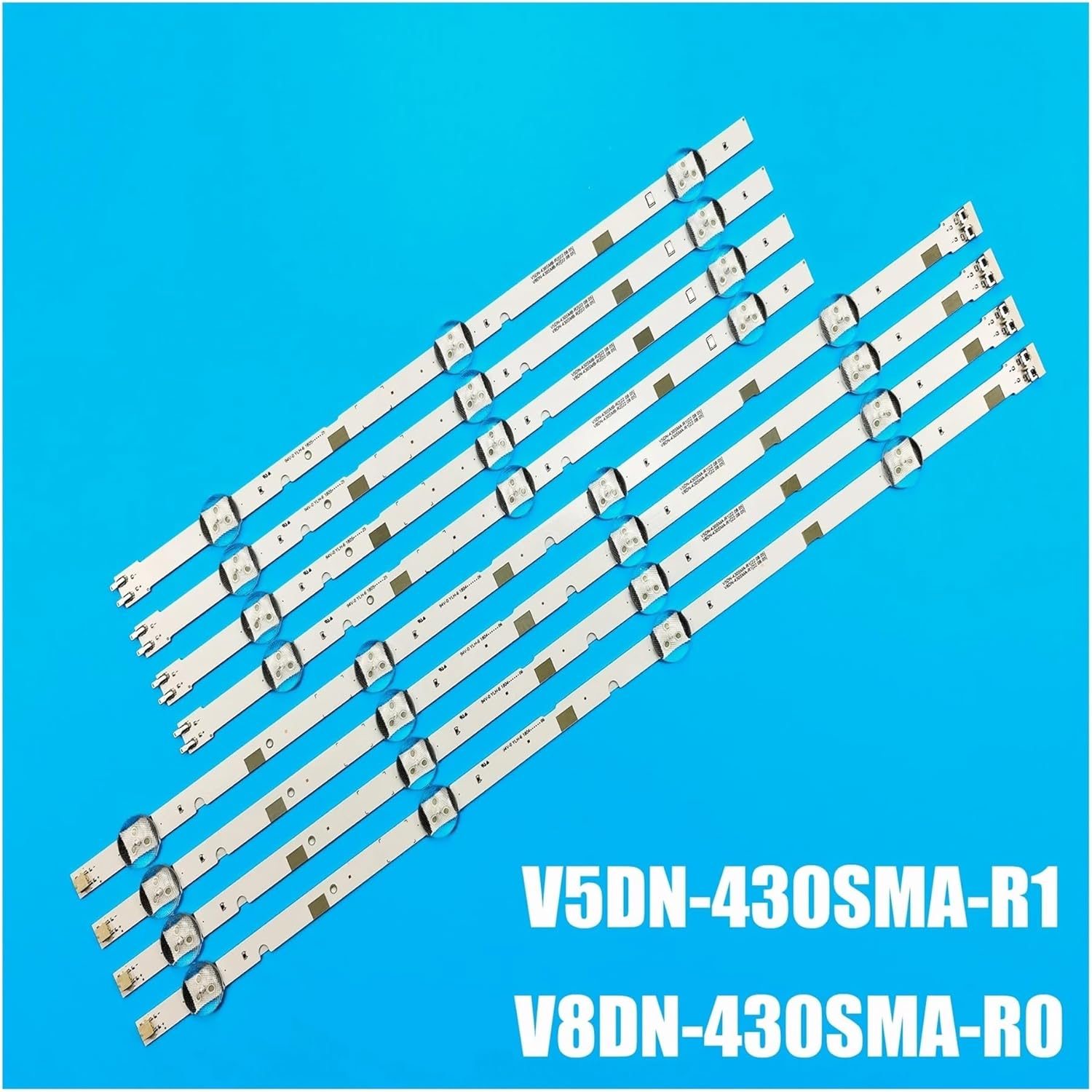 8PCS LED Backlight Strip for S-Amsung 43" TV 2015 SVS43 FCOM FHD DOE B UA43J51SW UN43J5000 CY-JJ043BGAV1H Un43J5200 N43J5300Af image number 2