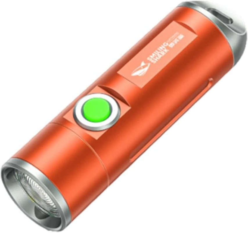 Rechargeable Handheld Torch Keychain Flashlight USB-C Rechargeable Compact Everyday Flashlight Hik Pocket for Camping, Carry image number 2