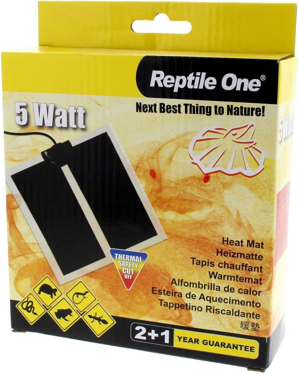 Heat Mat Reptile 5W 14 X 15Cm 240V Reptile One Safety Cut off Feature Thermal image number 4