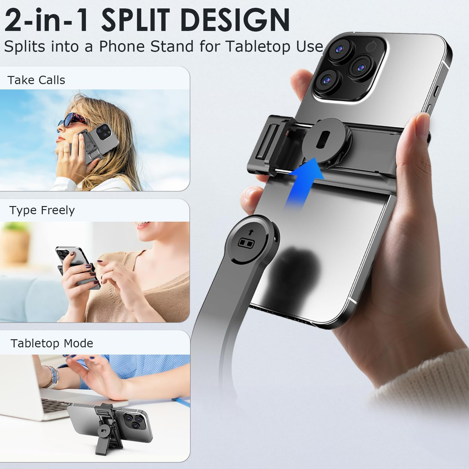 Selfie Stick, Auto Pop Open MINI Selfie Stick Extendable Phone Tripod with Wireless Remote, Stable and Firm Travel Tripod, for Selfies, Video, Compatible with Iphone & Android Devices -Black image number 4