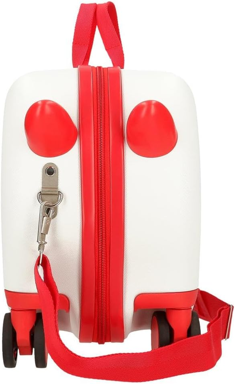 Joumma Disney Simba & Friends Children'S Suitcase White 45 X 31 X 20 Cm Hard ABS 24.6L 1.8 Kg 4 Wheels Hand Luggage, White, Children'S Suitcase, White, Children'S Suitcase image number 4