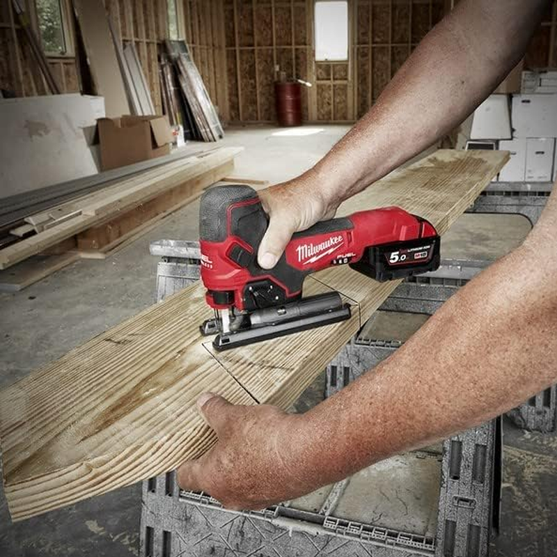 Milwaukee M18FBJS-0 18V Li-Ion Cordless Fuel Barrel Grip Jigsaw - Skin Only
