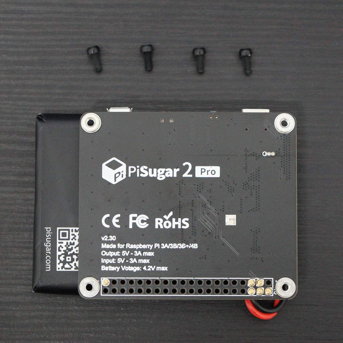 Pisugar2 Pro Portable 5000 Mah UPS Lithium Battery Power Module Platform for Every Raspberry Pi 3B/3B+/4B Model Accessories (Not Include Raspberry Pi) image number 2