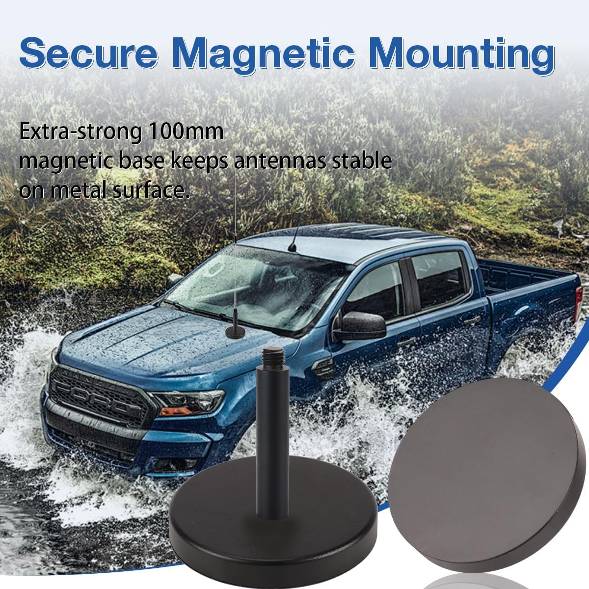 Survey Base for GNSS Accessory Magnetic Mount of GNSS Antennas image number 1