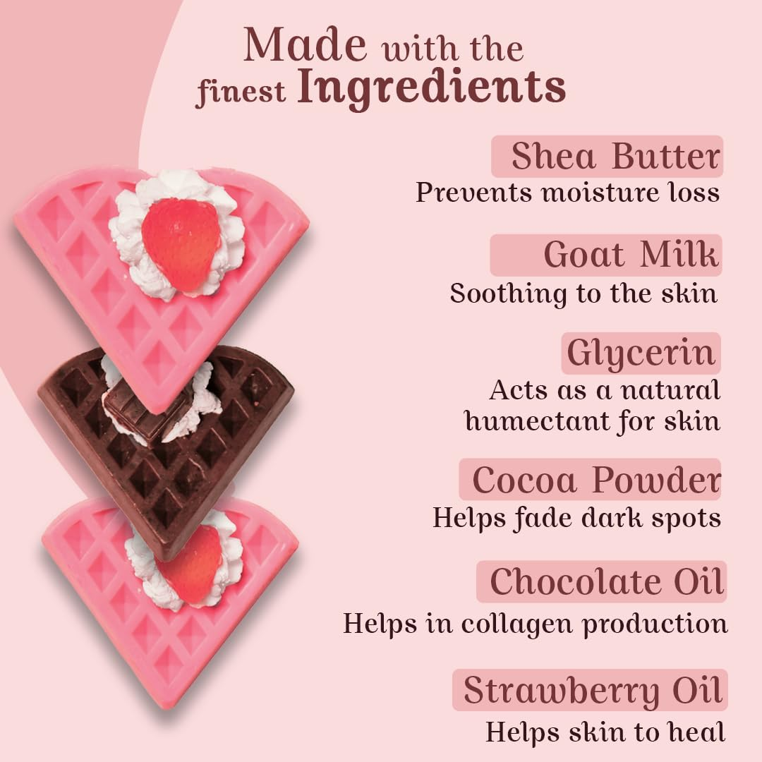 Laviche Bath Essentials Waffle Soap for All Skin (120 G) image number 4