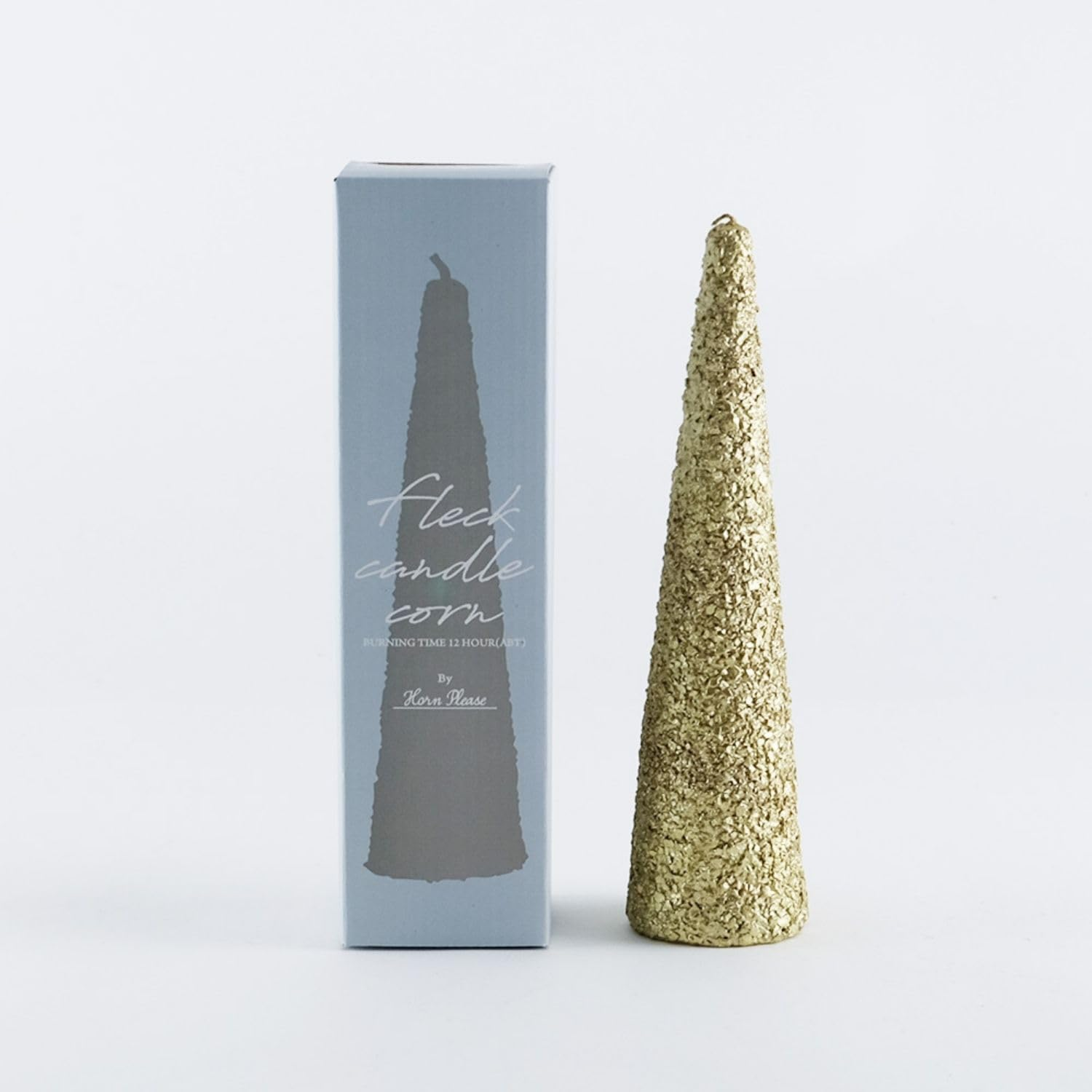 Shisei 107123 Flex Candle Cone Medium Interior Atmosphere Lighting Gold &Phi;2.4 X H7.9 Inches (6 X 20 Cm) image number 1