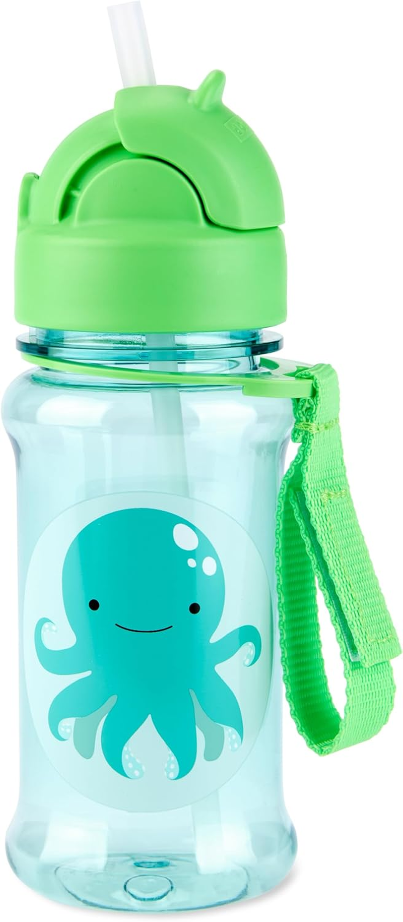Skip Hop Zoo Tritan Renew Straw Bottle, Octopus image number 3