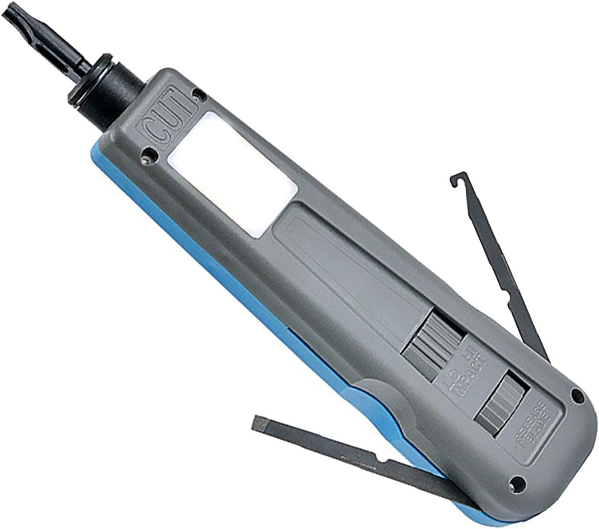 Punch down Tool, 110/88 Terminal Block Insertion Tool CAT5/6 Cable Impact Punch down Tool for Data/Telephone/Network Cable image number 2