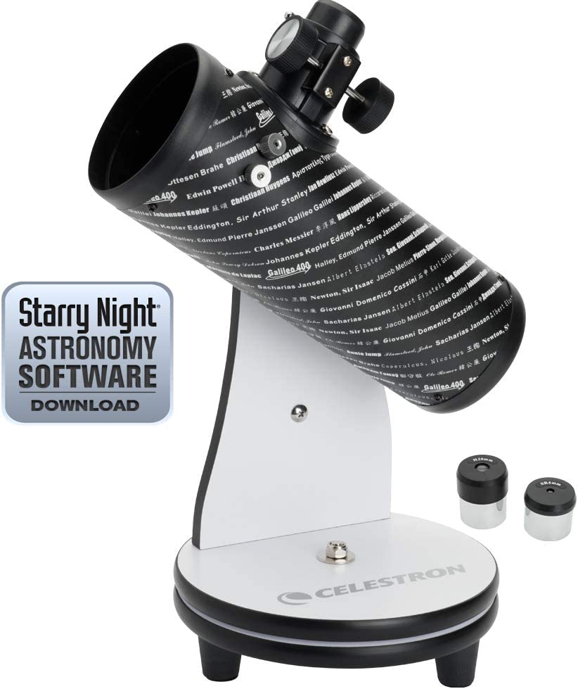 Celestron Firstscope Beginners Astronomy Telescope for Moon, Planets and Stars, 72Mm Aperture, Dobsonian-Style Tabletop Mount, Black (21024) image number 2