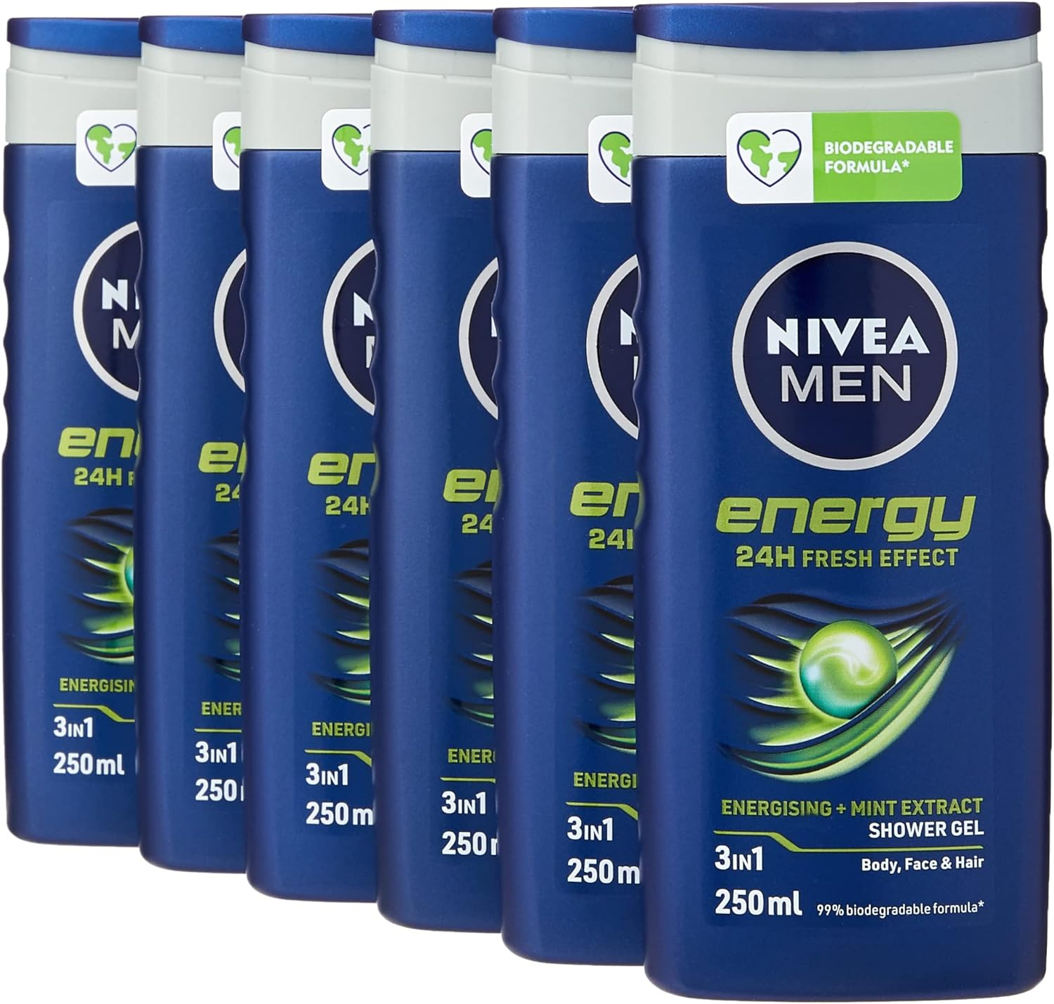 Nivea for Men Energy Shower 250Ml image number 2