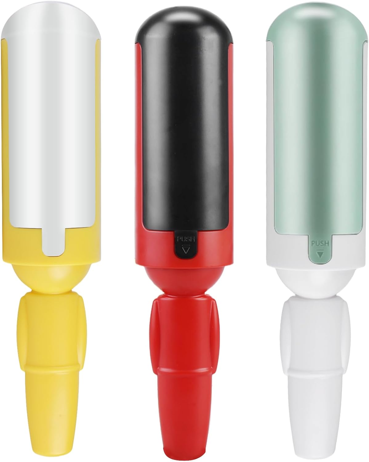 Pack of 3 Pet Hair Remover, Lint Roller, Reusable, Lint Brush for Pet Hair, Cat Hair Remover, Lint Remover for Dog Hair, Cat Hair, Clothes, Sofa, Car, Bed, Carpet, Scratching Post image number 2