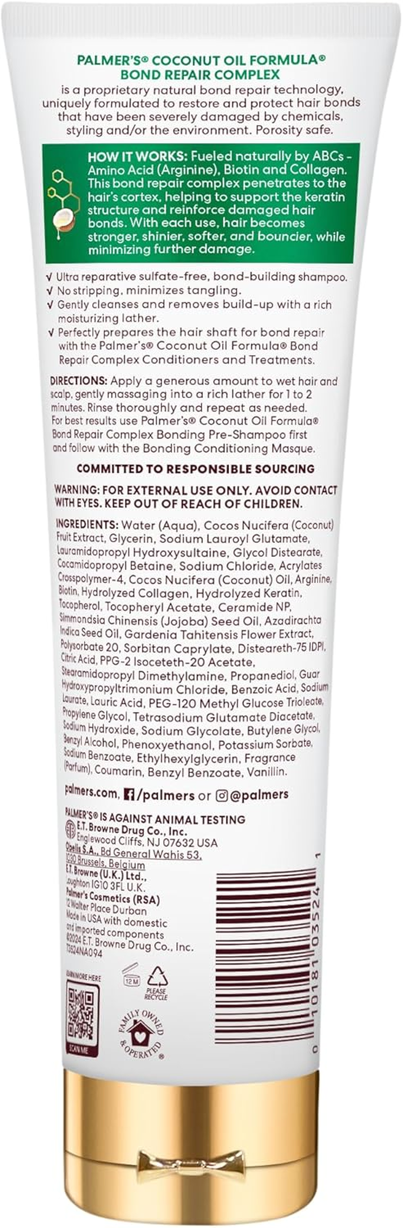 Palmer'S Coconut Oil Formula Zero Break Pre-Shampoo 60 G image number 2