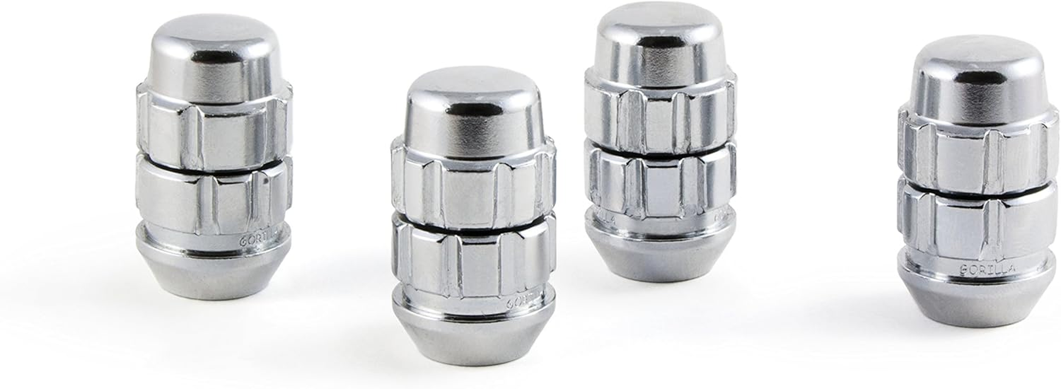 Gorilla Automotive (71631X) 12Mm X 1.50 Thread Size Acorn Chrome X2 Wheel Lock, (Pack of 4) image number 3