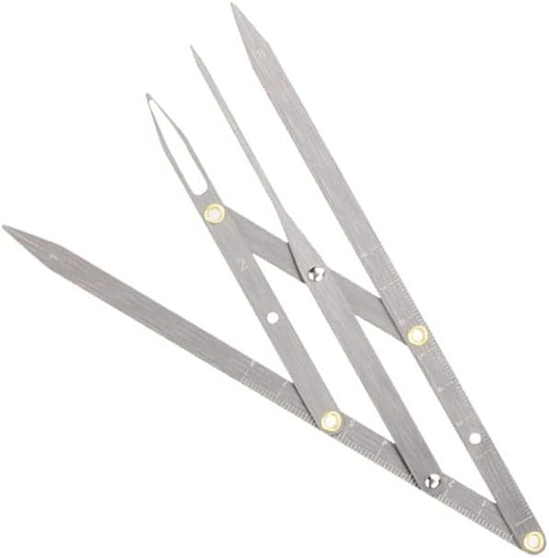 CYSFETENA Eyebrow Measuring Ruler, Foldable Stainless Steel Eyebrow Ruler with Golden Ratio for Precise Eyebrow Measurement, Ideal for Eyebrow Tattoo, Microblading Permanent Makeup image number 5