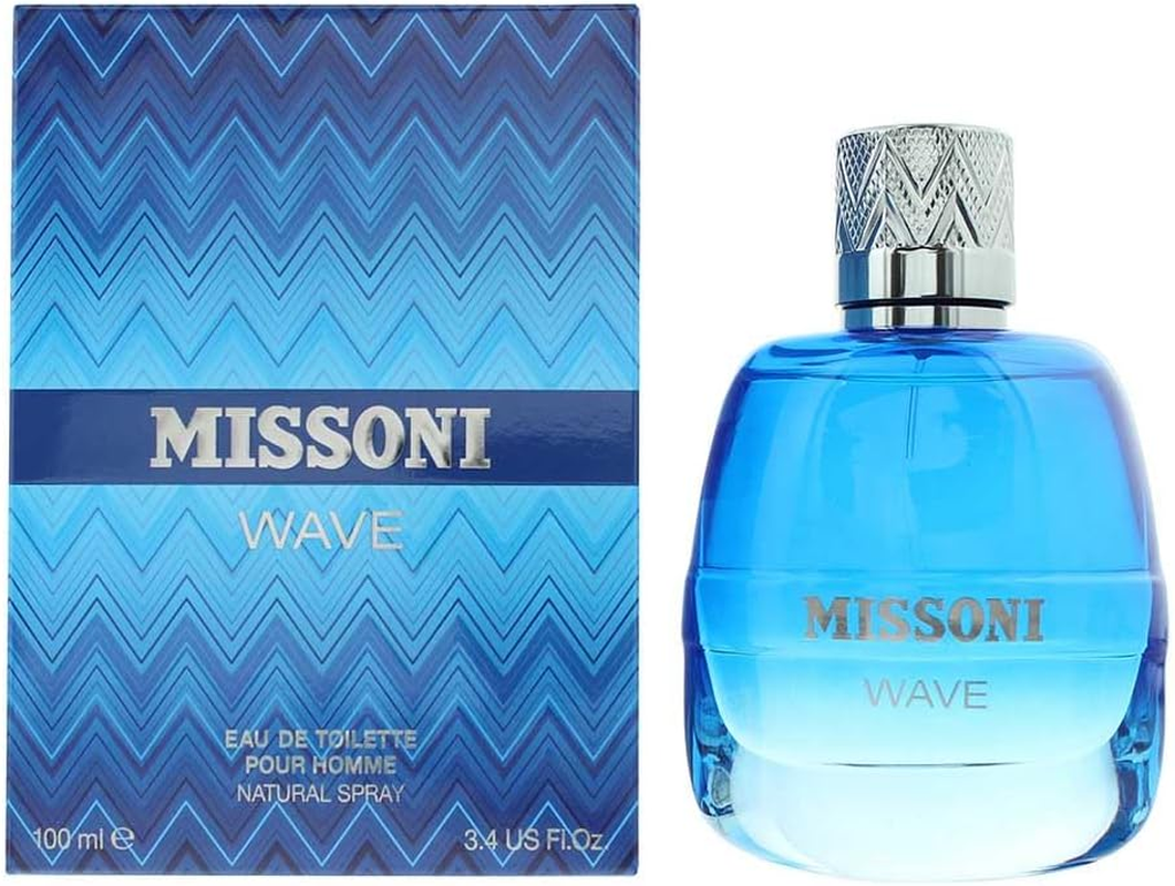 Missoni Wave Eau De Toilette Spray for Men 100 Ml