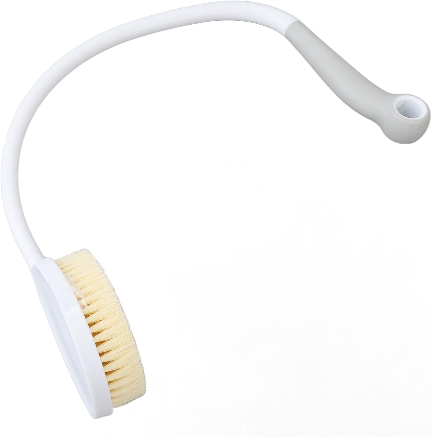 27.5&rdquo; Back Bath Brush with Long Curved Handle, U-Shaped Shower Brush, Curved Back Scrubber Bath Washer Body Scrub Brushes for the Elderly, Disabled, Limited Mobility image number 1