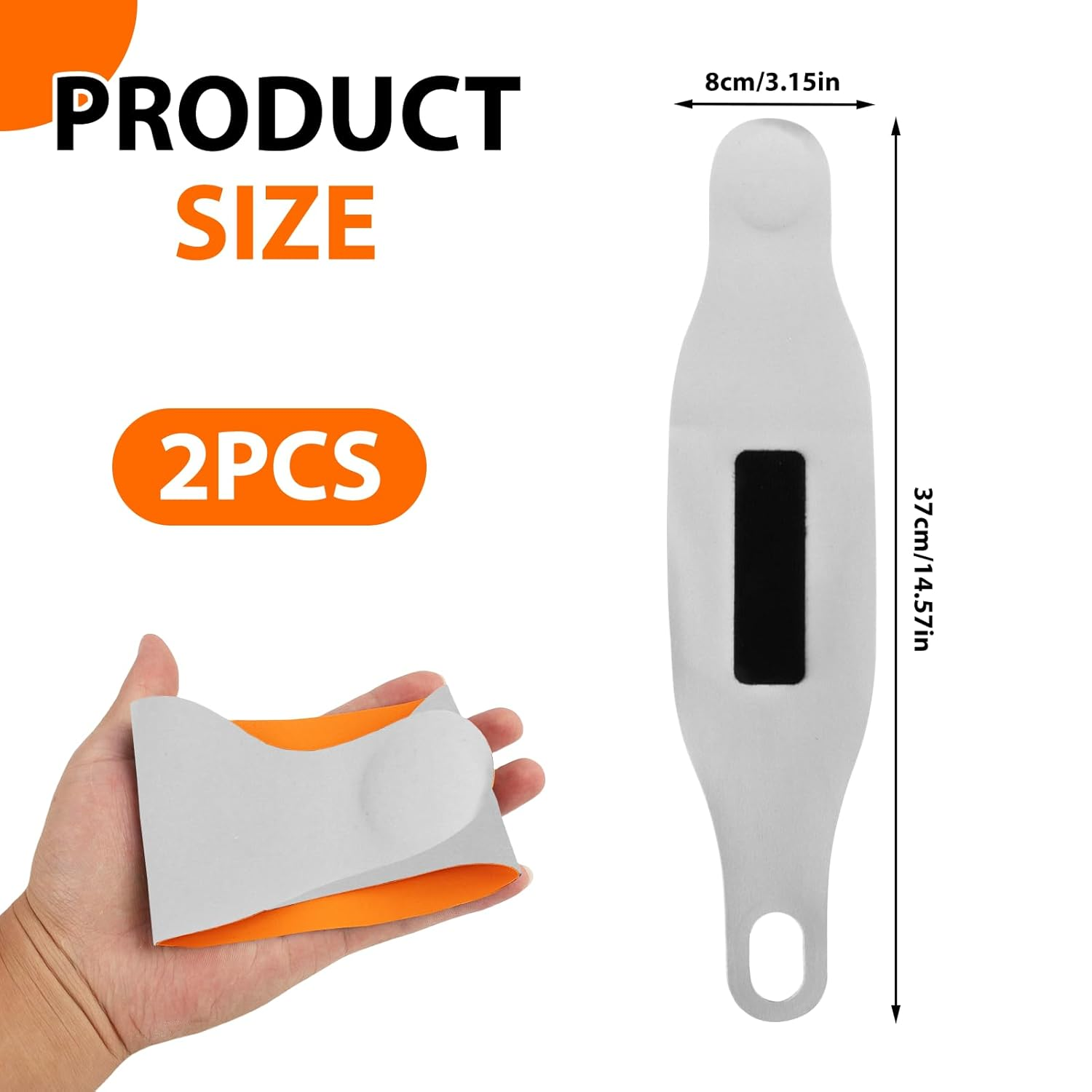 2 Pcs Wrist Support Brace, Lightweight Breathable Adjustable Wrist Support Brace, Relieves Carpal Tunnel Syndrome and Sore, Carpal Tunnel for Full Time Mother Keyboard Player Tennis(Gray) image number 2