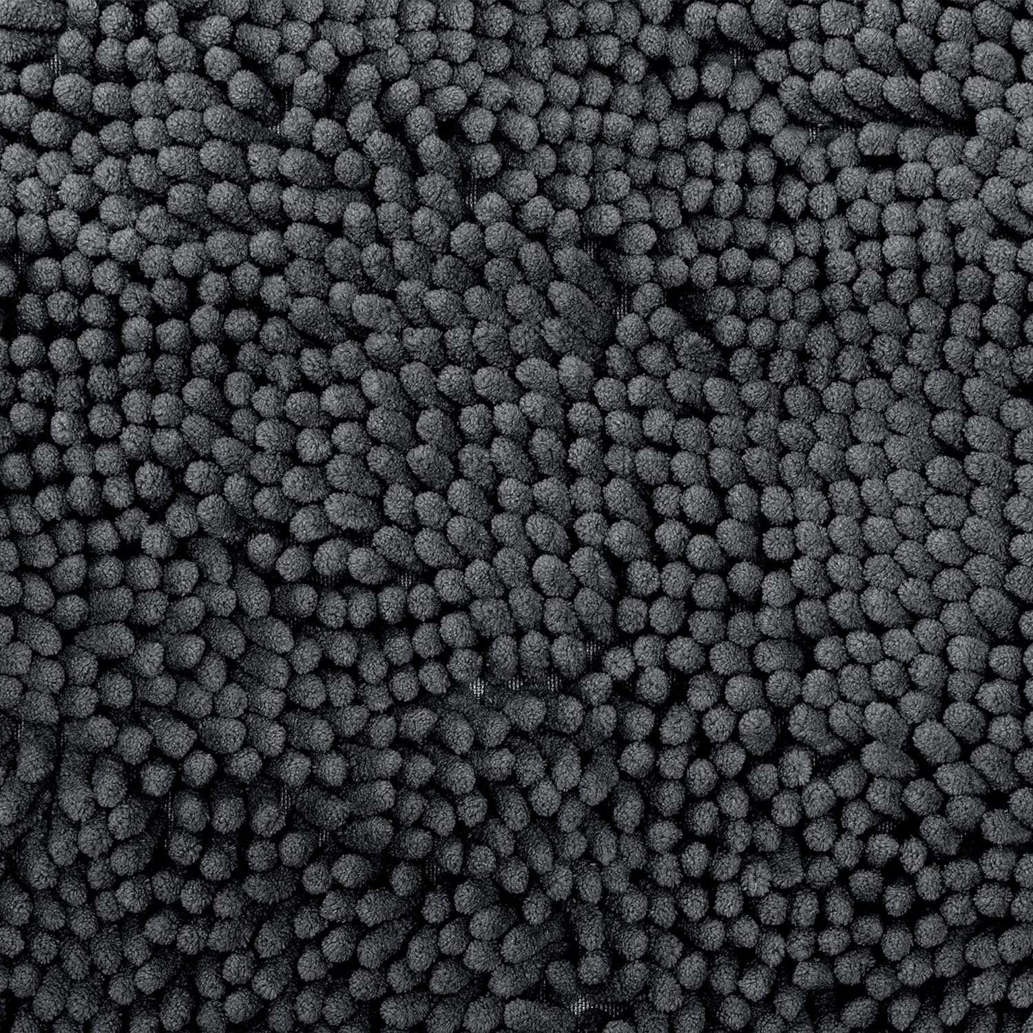 Furhaven Pet Dog Mat | Muddy Paws Absorbent Chenille Bath Towel & Shammy Rug for Dogs & Cats, Charcoal (Gray), Jumbo Plus image number 4