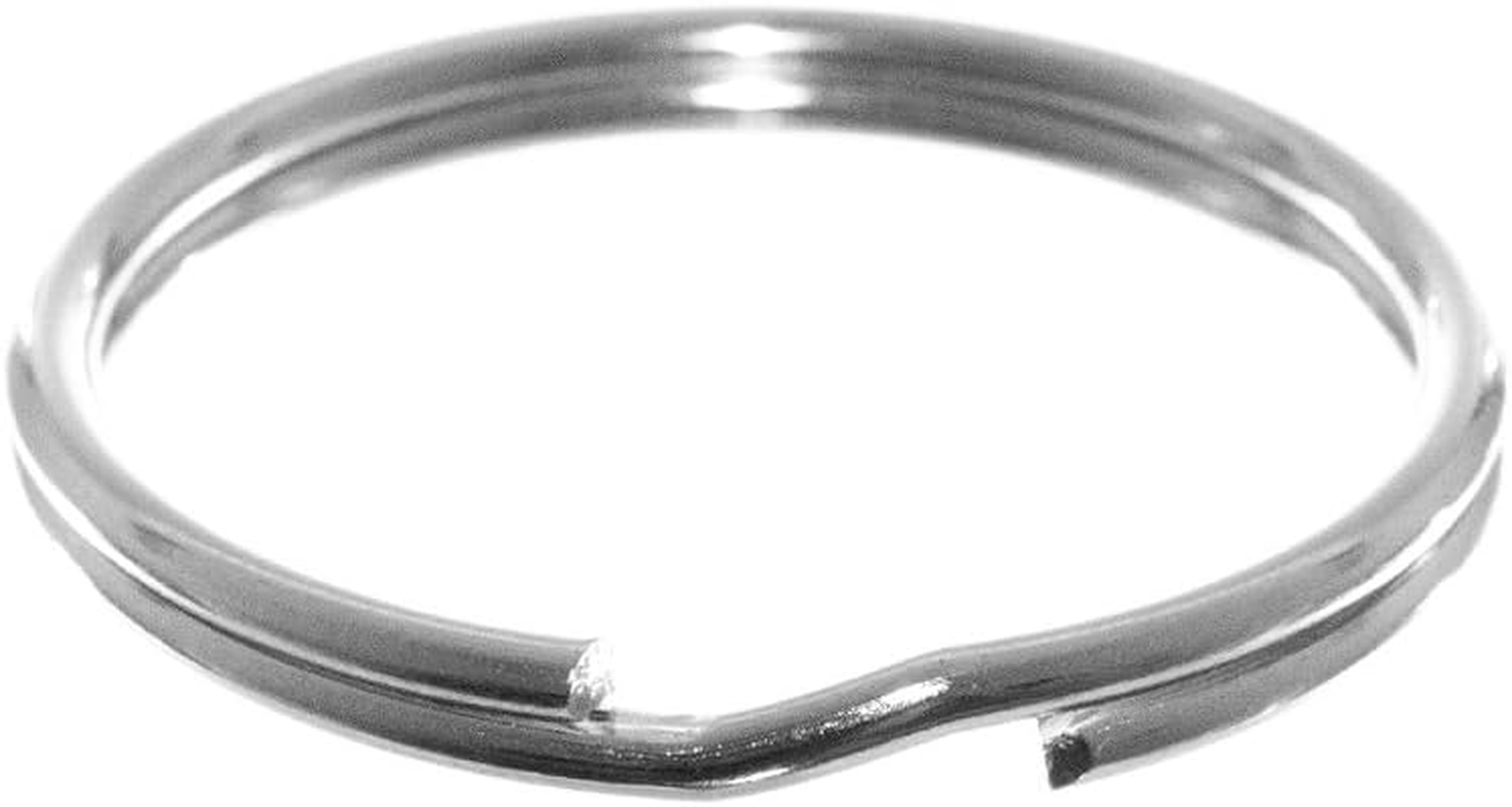 Craft County Split Key Rings &ndash; Jewelry Making and Craft Projects (1 1/2 Inch, 10 Pack)