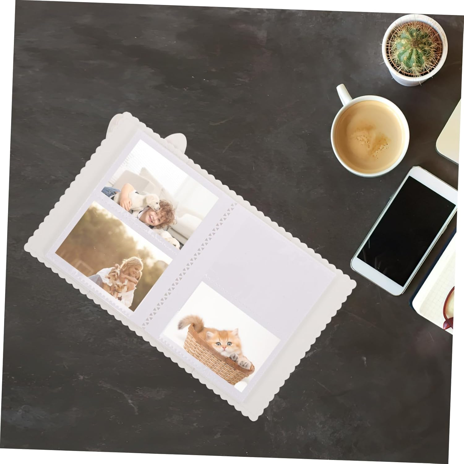 Bunny Photo Album Anniversary Scrapbook Mini Photo Book for Travel Boys and Girls