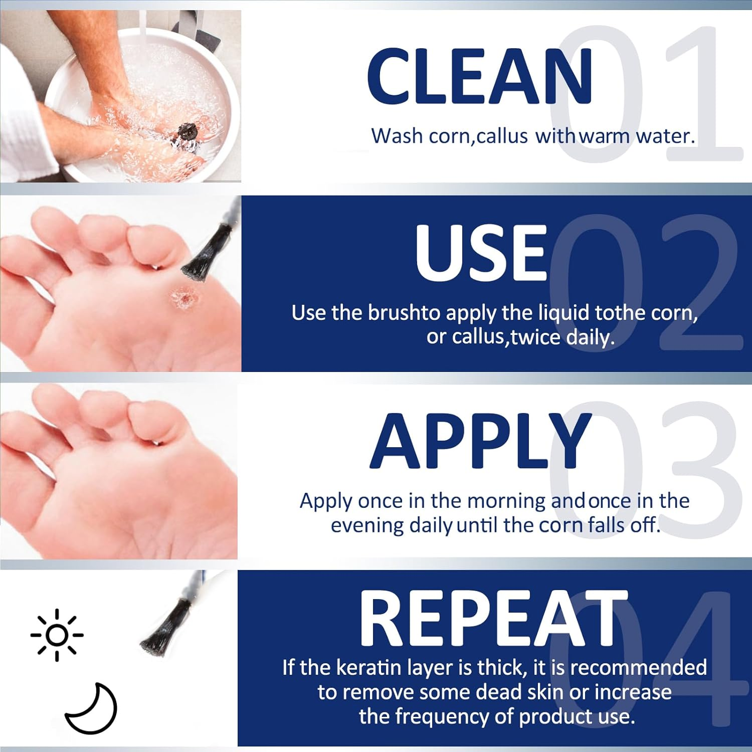 Liquid Corn Remover, Corn Removers for Toes, Extra Strength Liquid for Corn, Safe Removes Corns and Callus, 15Ml Liquid with 15PCS Cushions 10PCS Swabs (15ML*1)